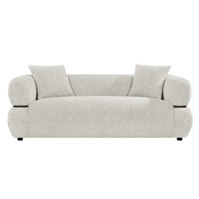 ΚΑΝΑΠΕΣ 2-ΘΕΣΙΟΣ ARCTIS HM3328.02 ΑΝΟΙΧΤΟ ΜΠΕΖ ΥΦΑΣΜΑ 169x88x68Υεκ.