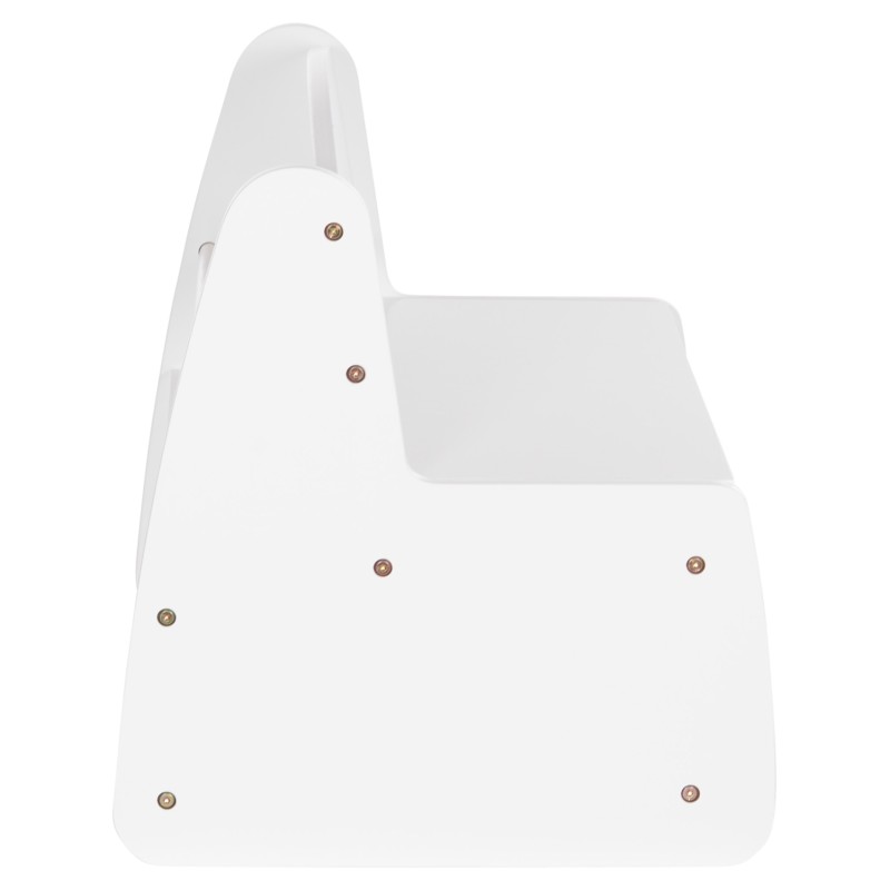 ΠΑΓΚΑΚΙ ΠΑΙΔΙΚΟ ΜΕ ΑΠΟΘ.ΧΩΡΟ RICKI HM18342.03 MDF & ΚΟΝΤΡΑΠΛΑΚΕ ΛΕΥΚΟ 63x43x47Υεκ