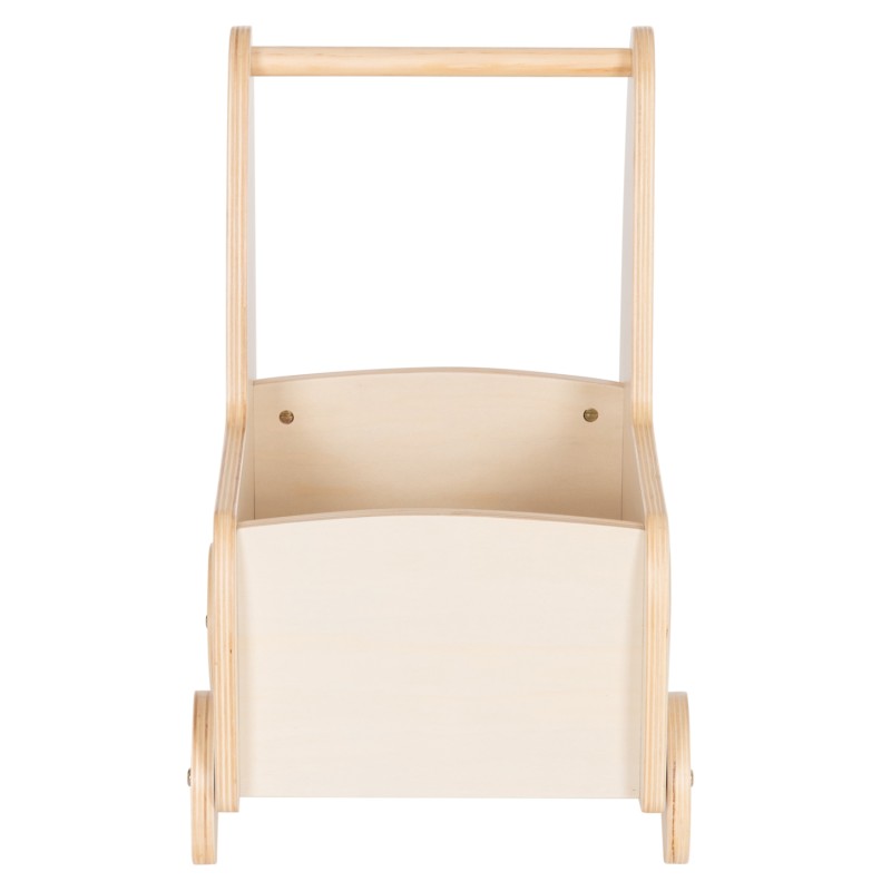 ΠΑΙΔΙΚΟ ΤΡΟΛΕΥ/ΚΑΡΟΤΣΑΚΙ RICKI HM18341.01 MDF & ΚΟΝΤΡΑΠΛΑΚΕ ΦΥΣΙΚΟ 33x45x50Υεκ