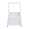 ΠΑΙΔΙΚΟ ΤΡΟΛΕΥ/ΚΑΡΟΤΣΑΚΙ RICKI HM18341.03 MDF & ΚΟΝΤΡΑΠΛΑΚΕ ΛΕΥΚΟ 33x45x50Υεκ
