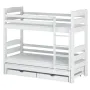 CEZAR 80x180 white bunk bed Lano Furniture