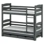CEZAR 80x160 graphite bunk bed Lano Furniture