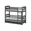 CEZAR 80x180 graphite bunk bed Lano Furniture