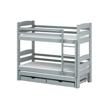 CEZAR 80x160 grey bunk bed Lano Furniture