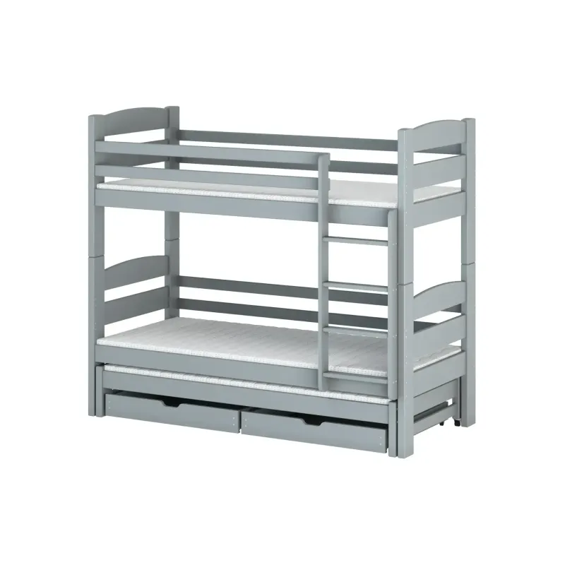 CEZAR 80x160 grey bunk bed Lano Furniture