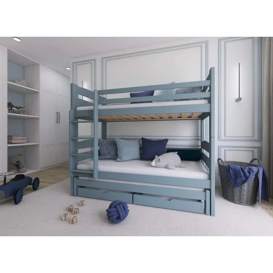 CEZAR 80x160 grey bunk bed Lano Furniture CEZAR 80x160 grey bunk bed Lano Furniture