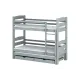 CEZAR 90x190 grey bunk bed Lano Furniture CEZAR 90x190 grey bunk bed Lano Furniture