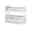 HARRIET 90x190 white bunk bed Lano Furniture
