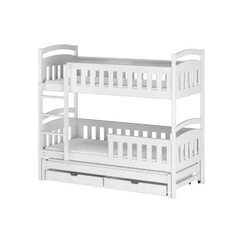 HARRIET 90x190 white bunk bed Lano Furniture
