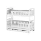 HARRIET 90x190 white bunk bed Lano Furniture