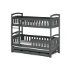 HARRIET 80x180 graphite bunk bed Lano Furniture