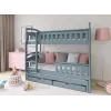 HARRIET 80x160 grey bunk bed Lano Furniture