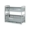 HARRIET 80x180 grey bunk bed Lano Furniture