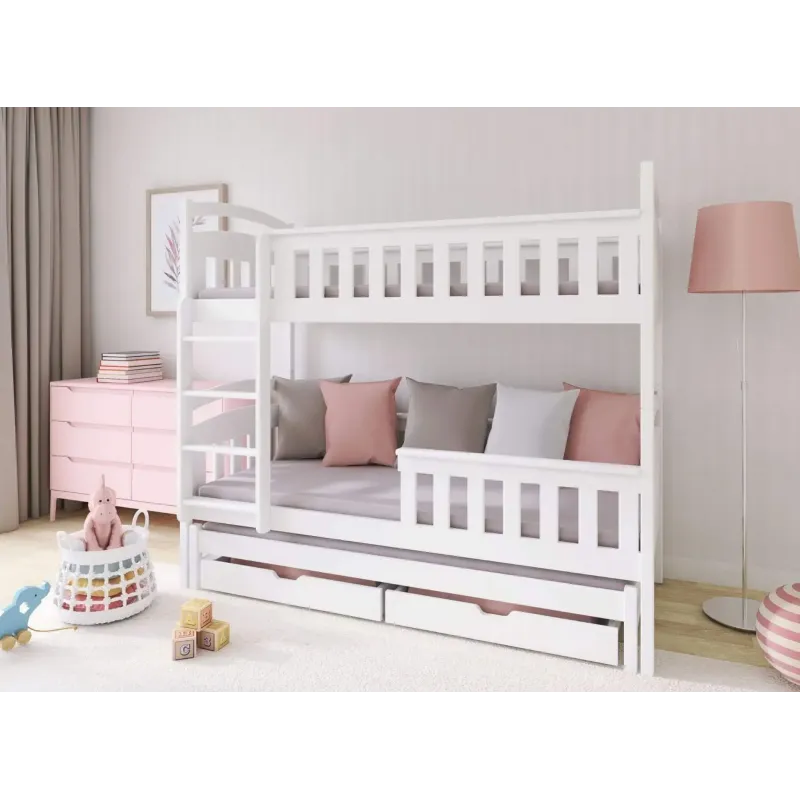 HARRIET 90x190 pine bunk bed Lano Furniture