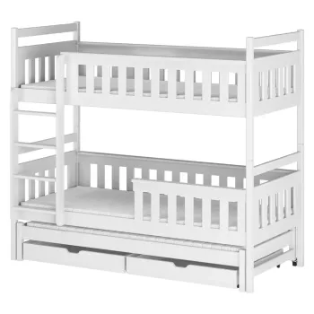 KORS 90x190 white bunk bed Lano Furniture