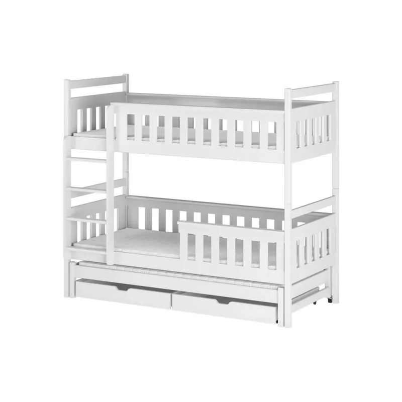 KORS 90x190 white bunk bed Lano Furniture