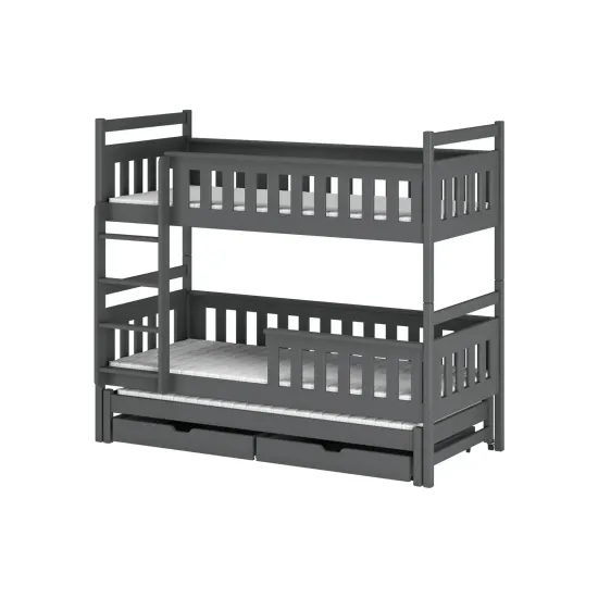 KORS 80x180 graphite bunk bed Lano Furniture KORS 80x180 graphite bunk bed Lano Furniture