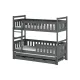 KORS 90x190 graphite bunk bed Lano Furniture KORS 90x190 graphite bunk bed Lano Furniture
