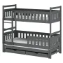KORS 90x200 graphite bunk bed Lano Furniture