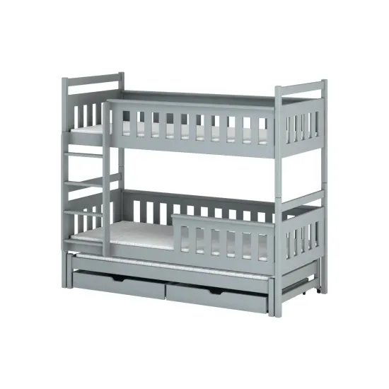 KORS 80x180 grey bunk bed Lano Furniture
