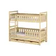 KORS 80x180 pine bunk bed Lano Furniture