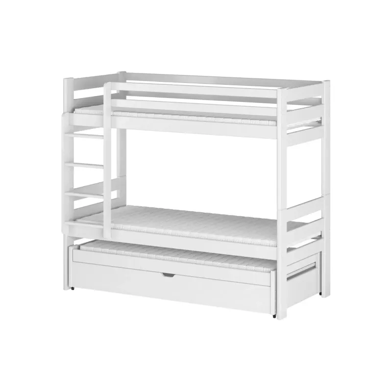 LESSI 90x190 white bunk bed Lano Furniture