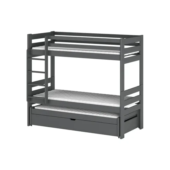LESSI 80x180 graphite bunk bed Lano Furniture