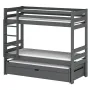 LESSI 90x200 graphite bunk bed Lano Furniture