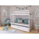 LESSI 90x200 graphite bunk bed Lano Furniture