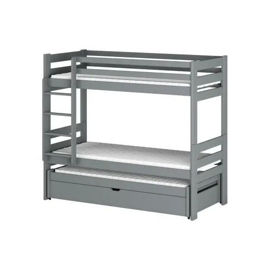 LESSI 80x180 grey bunk bed Lano Furniture LESSI 80x180 grey bunk bed Lano Furniture
