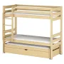 LESSI 80x200 pine bunk bed Lano Furniture