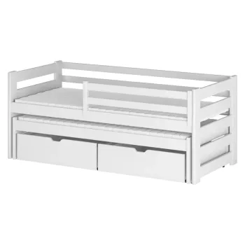 KUBUŚ 80x160 white bunk bed Lano Furniture