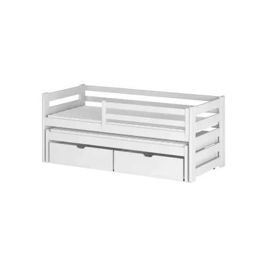 KUBUŚ 80x180 white bunk bed Lano Furniture
