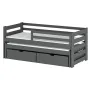KUBUŚ 80x200 graphite bunk bed Lano Furniture
