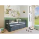 KUBUŚ 90x190 graphite bunk bed Lano Furniture