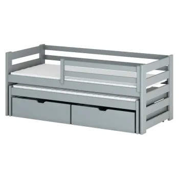KUBUŚ 80x160 grey bunk bed Lano Furniture