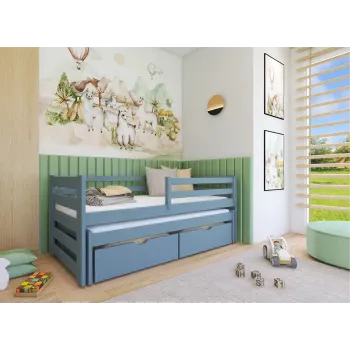 KUBUŚ 80x160 grey bunk bed Lano Furniture