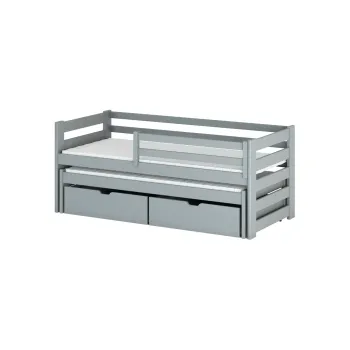 KUBUŚ 80x180 grey bunk bed Lano Furniture