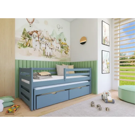 KUBUŚ 80x180 grey bunk bed Lano Furniture