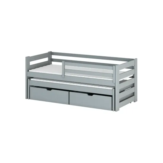 KUBUŚ 80x200 grey bunk bed Lano Furniture