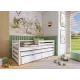 KUBUŚ 80x180 pine bunk bed Lano Furniture