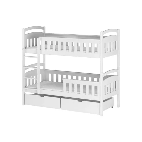 HARRY 80x200 white bunk bed Lano Furniture