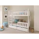 HARRY 90x190 white bunk bed Lano Furniture HARRY 90x190 white bunk bed Lano Furniture