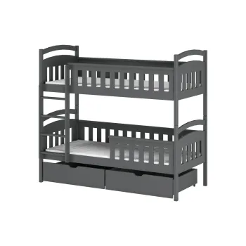 HARRY 80x200 graphite bunk bed Lano Furniture