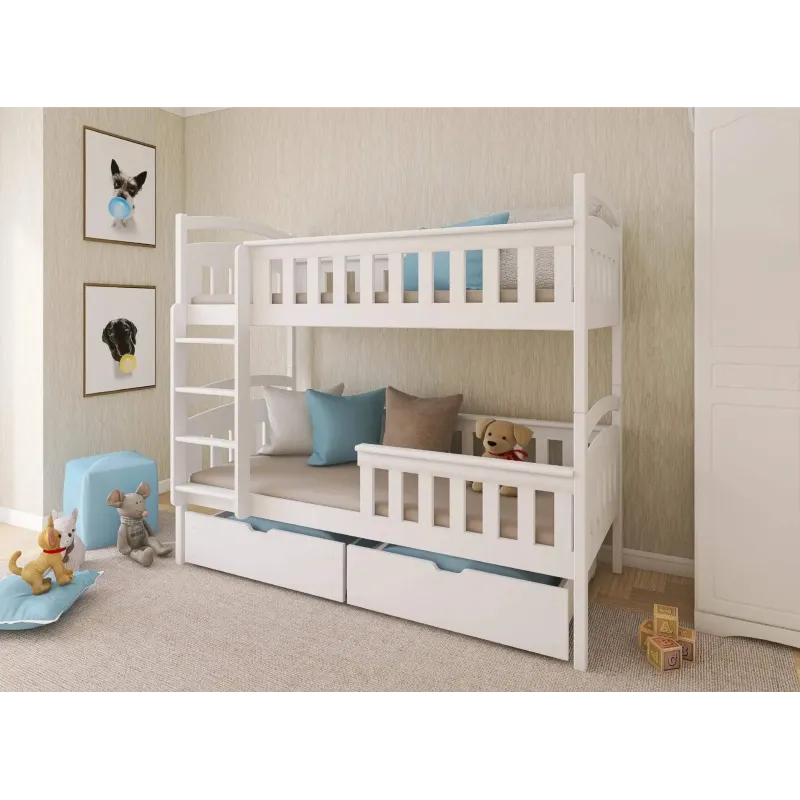 HARRY 80x200 grey bunk bed Lano Furniture