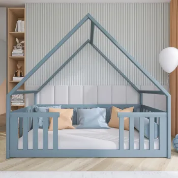 Παιδικό Κρεβάτι Σπιτάκι BEE 80x190 grey 