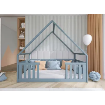 Παιδικό Κρεβάτι Σπιτάκι BEE 90x180 grey