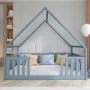 Παιδικό Κρεβάτι Σπιτάκι BEE 90x180 grey