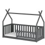 BODZIO 80x180 graphite teepee children's cot bed Lano Furniture