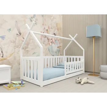 Παιδικό Κρεβάτι Σπιτάκι BODZIO 90x180 - white 